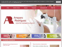 Tablet Screenshot of amparorodriguez.com